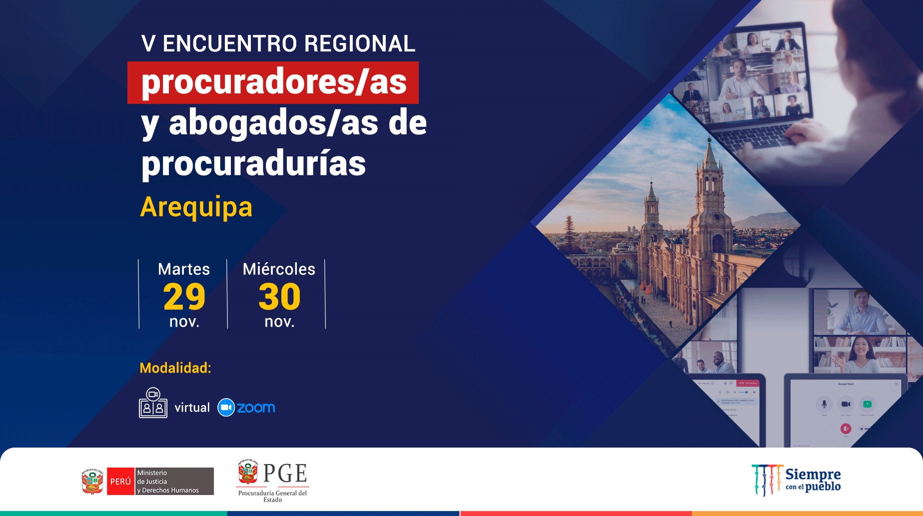 V Encuentro Regional de Procuradores/as Públicos/as y Abogados/as de procuradurías - Arequipa - 2022