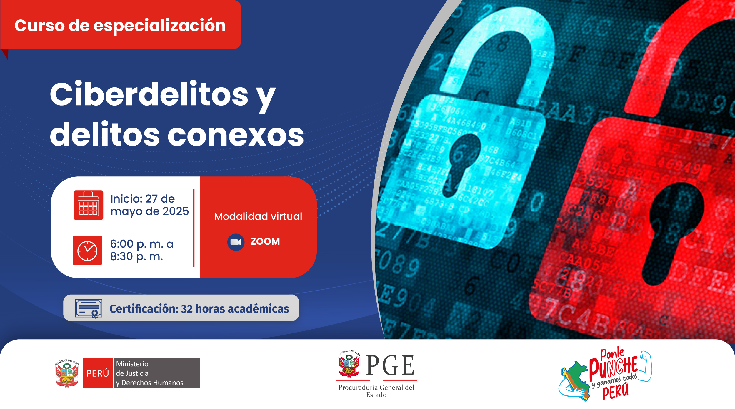 Curso de especialización: Ciberdelitos y delitos conexos
