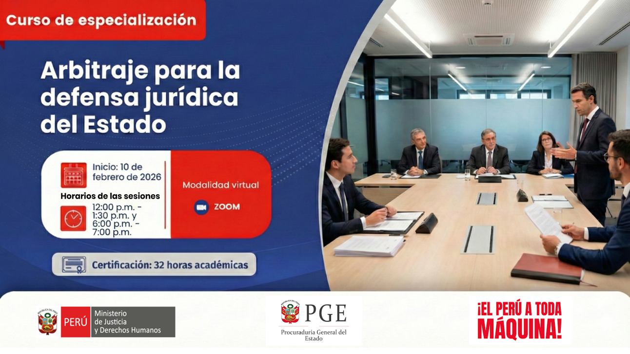 Curso especializado: arbitraje para la defensa jurídica del Estado