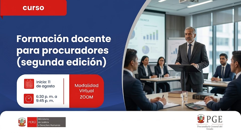 Curso “Formación docente para procuradores (segunda edición)”